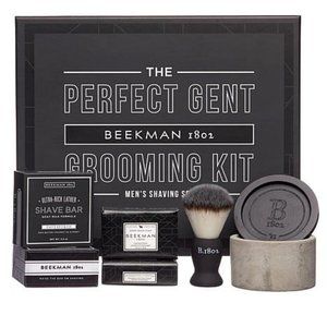 NIB Beekman 1802 Perfect Gent Grooming Kit